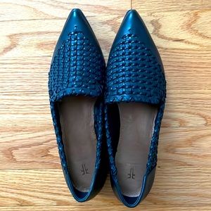 Frye Chris woven venetian. New Frye pointed toe loafers